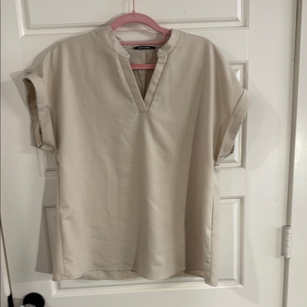 Elegant Cream Blouse